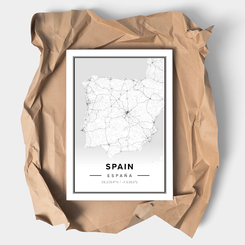 SEVILLE Spain Map Print Travel Nursery Decor A3 A2 A1 Wall Art A1 A2 A3 Sevilla Espana Travel Print Housewarming Gift